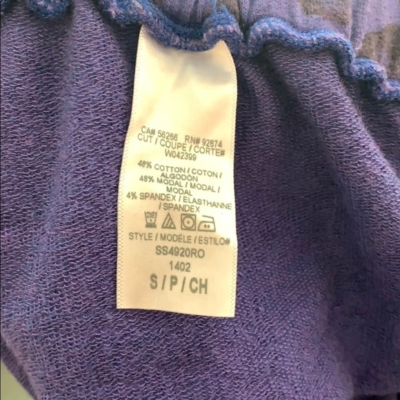 Splendid purple leopard elastic waist skirt - Picture 7 of 7